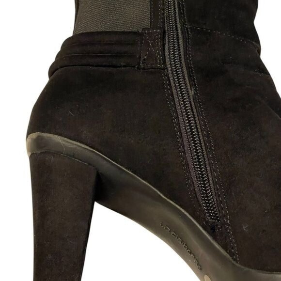 Liz Claiborne LC Singer Knee High Boots Shoes Black Size 10 Medium 100-7593 - Picture 9 of 15